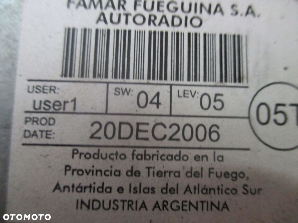 RADIO FABRYCZNE CD 2-Din VW FOX / VW POLO 9N 6Q0035152B - 4