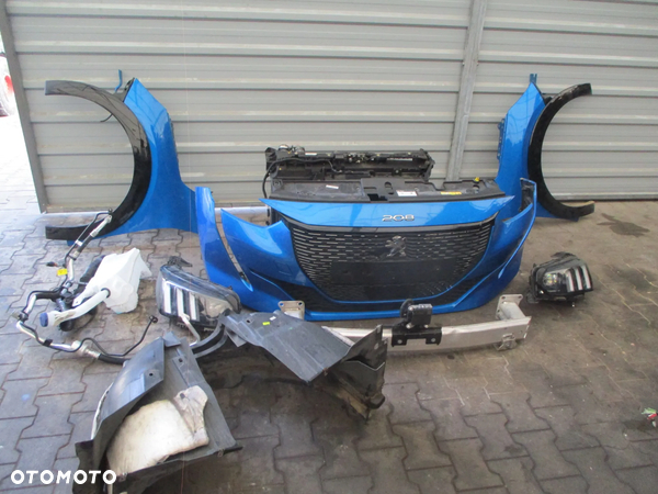 PEUGEOT 208 II GT ESM PRZÓD KOMPLETNY MASKA ZDERZAK BŁOTNIK PAS LED