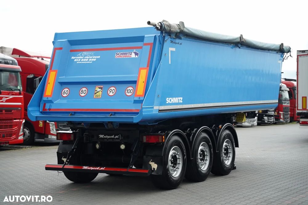 Schmitz Cargobull BASCULATOR 28 M3 / ALUMINIU / AXĂ RELAXABILĂ - 7
