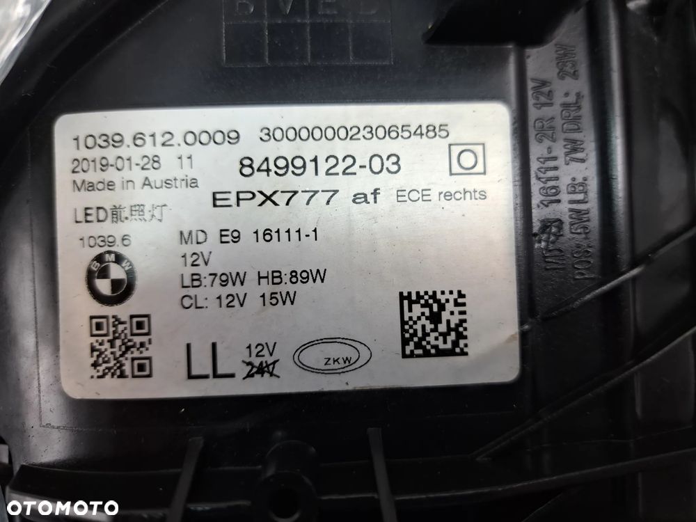 BMW G30 Full Led Adaptive LAMPA PRAWA LEWA KOMPLET - 11