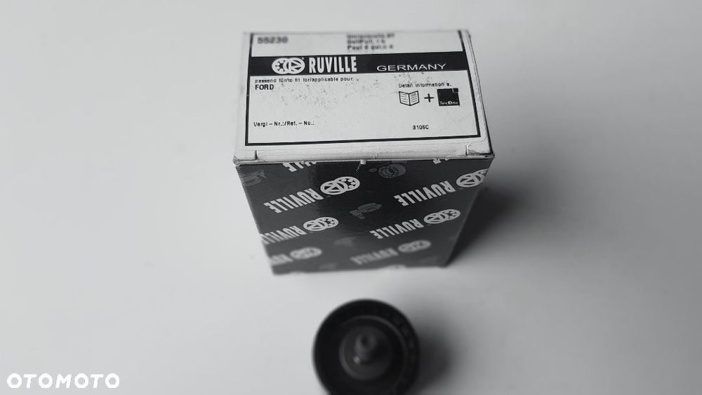 NAPINACZ PASKA Rolka prowadząca  FORD Mondeo II,Focus ,Cougar 1.8-ZETEC 98-  EVR 55230, 1053942 ,978M-6M250-BB. XS4Z-6M250-BA, - 2