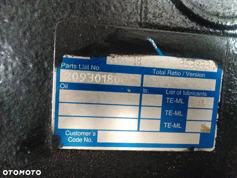 SKRZYNIA BIEGÓW DEUTZ FAHR SAME 6175.4C NOWA !!! NR 2093018003 - 12