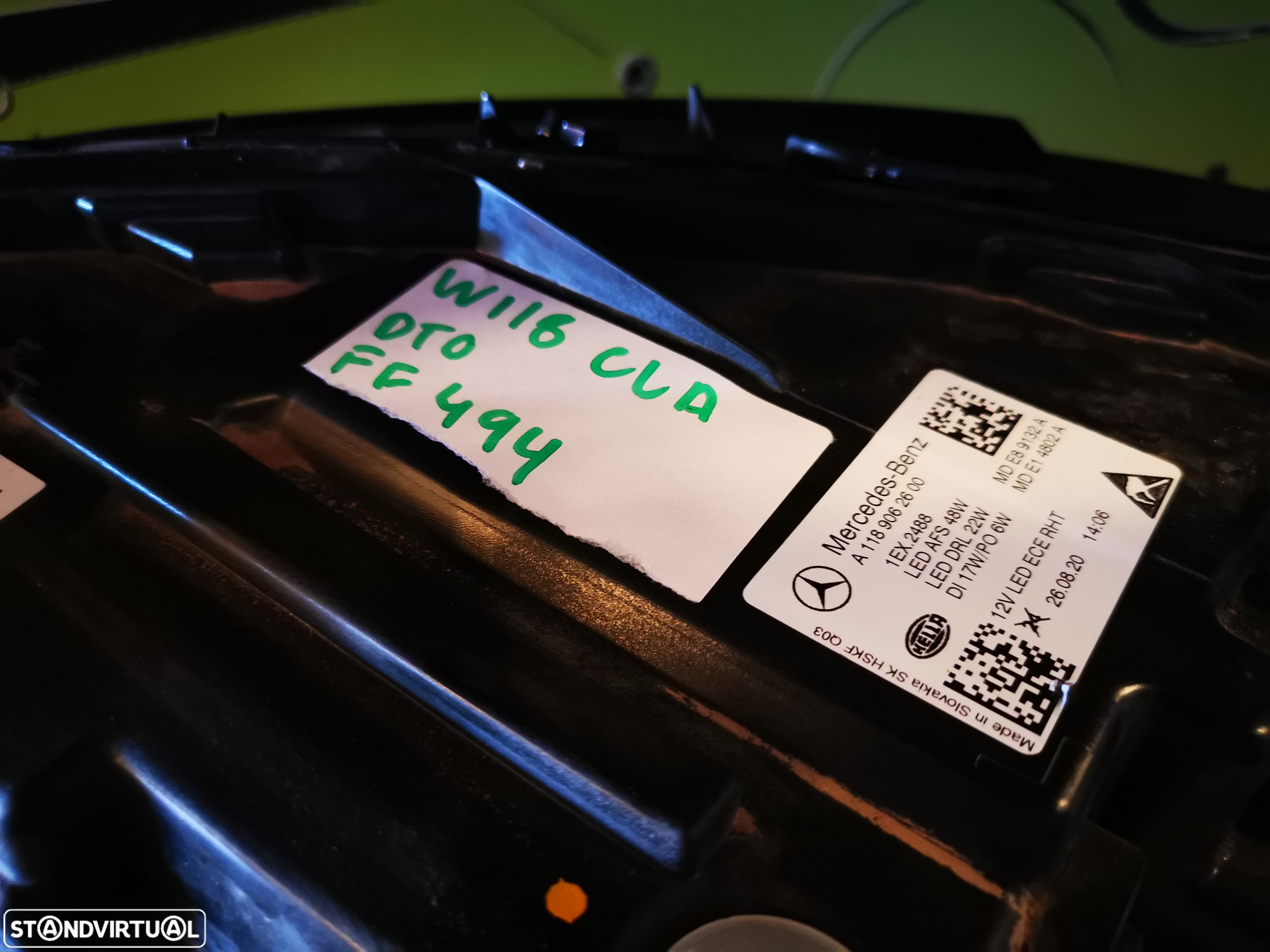 MERCEDES W118 CLA FAROL DIREITO - FF494 - 9