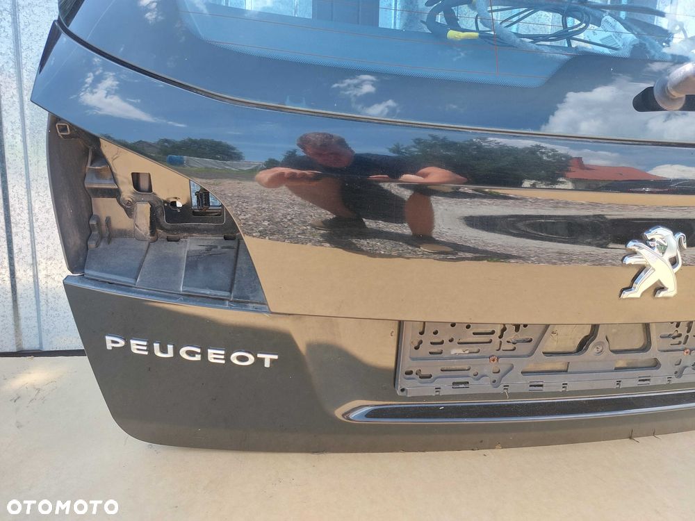 Peugeot 508 SW Klapa bagażnika KTVD czarna bez malowania - 3