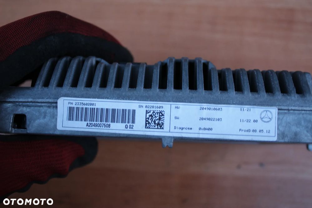 RADIO WYŚWIETLACZ MERCEDES C KLASA W204 LIFT a2049009410 a2049013503 a1669022704 2049010603 2049022103 - 11