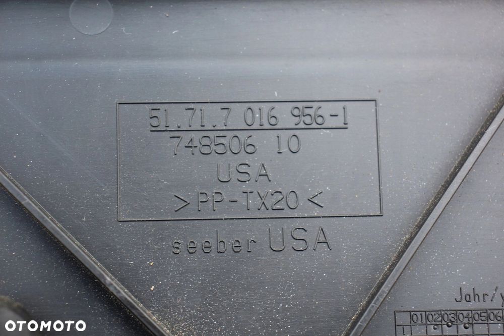 Osłona obudowa akumulatora BMW e85 z4 7016956 - 3