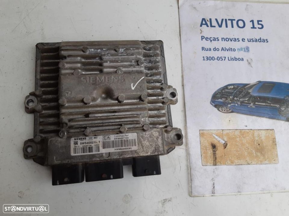 centralina do motor Citroën C3 1.4  ref: 5ws40021l-t - 1