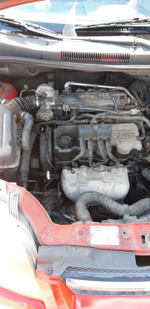 CHEVROLET AVEO 04- SILNIK 1.2b b12s1 maska drzwi zderzak klapa tył skrzynia biegów - 5