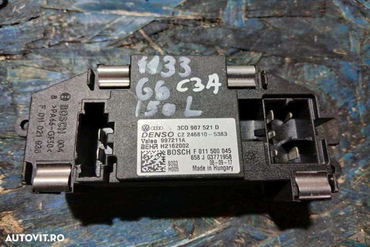 Rezistenta trepte aeroterma 3C0907521D 3C0907521D Volkswagen VW Golf - 1