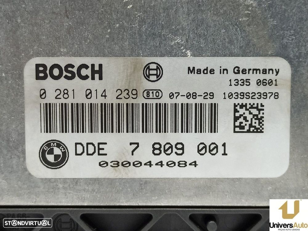 CENTRALINA DO MOTOR UCE BMW SERIE 1 BERLINA (E81/E87) 118D - 4