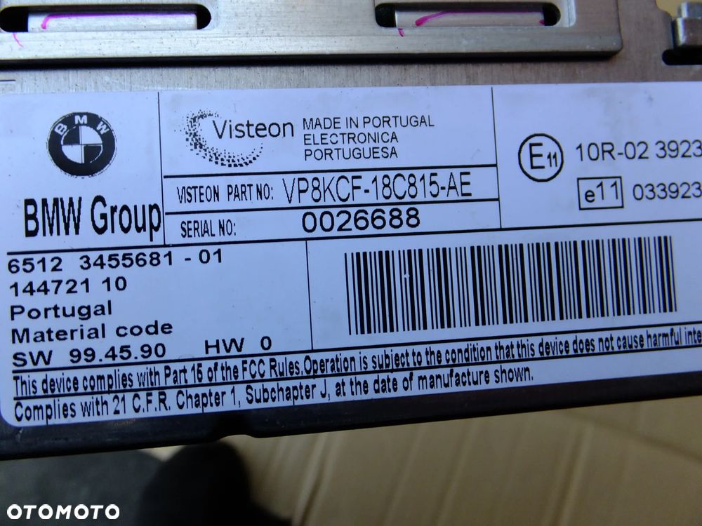 radio cd mini one r56 3455681 - 2
