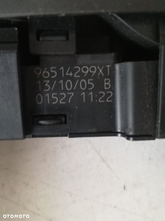 PANEL, PRZEŁĄCZNIK SZYB, USTAWIENIA LUSTEREK 96351622XT PEUGEOT 307, ŚWIATŁO STOP 9641298880 - 18