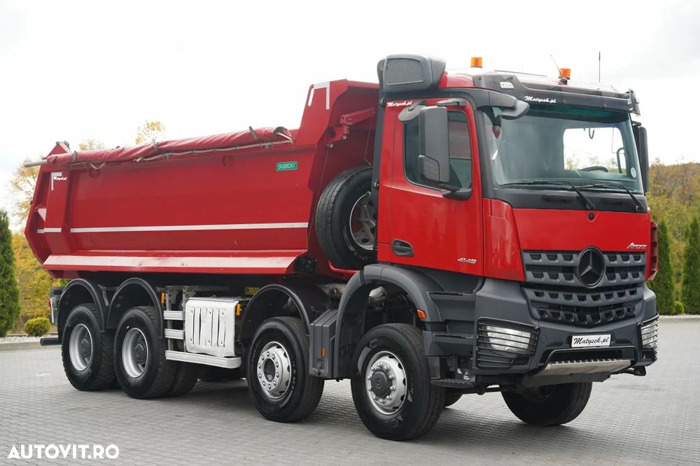 Mercedes-Benz AROCS 4145 / 8x6 / BASCULATOR SPATE / MANUAL / EURO 6 / - 12