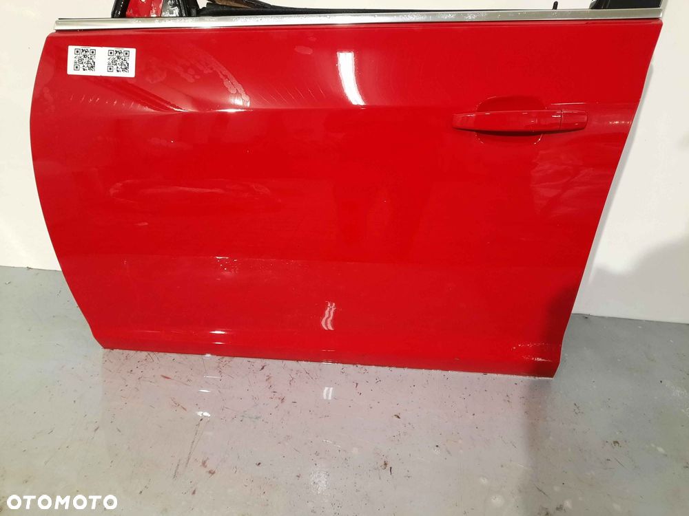 } DRZWI PRZÓD PRZEDNIE LEWE OPEL ASTRA J IV 4 Z50B CZERWONE - 5