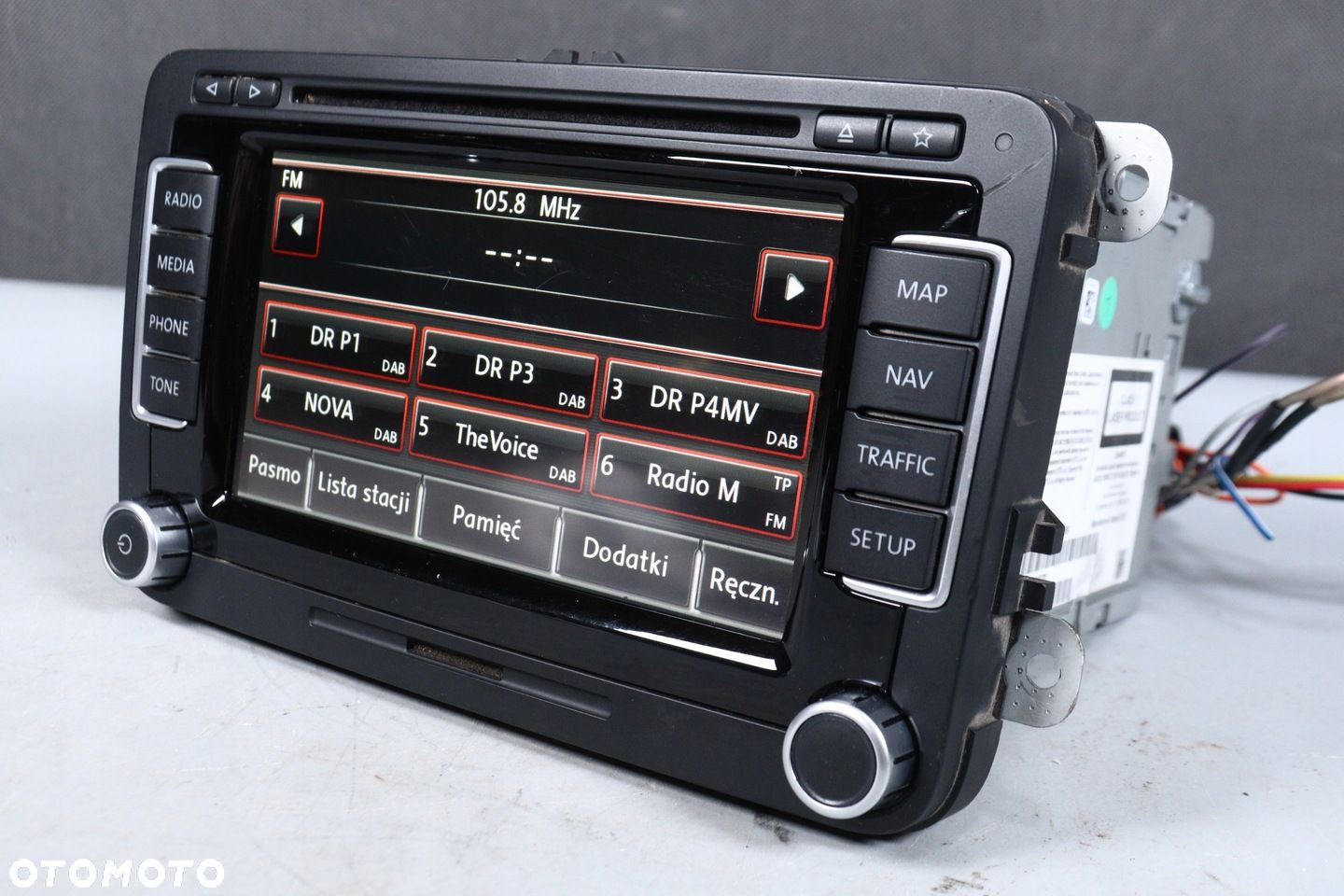 Radio Nawigacja RNS510 LED SSD DAB VW Passat Golf Touran Tiguan  KOD - 6