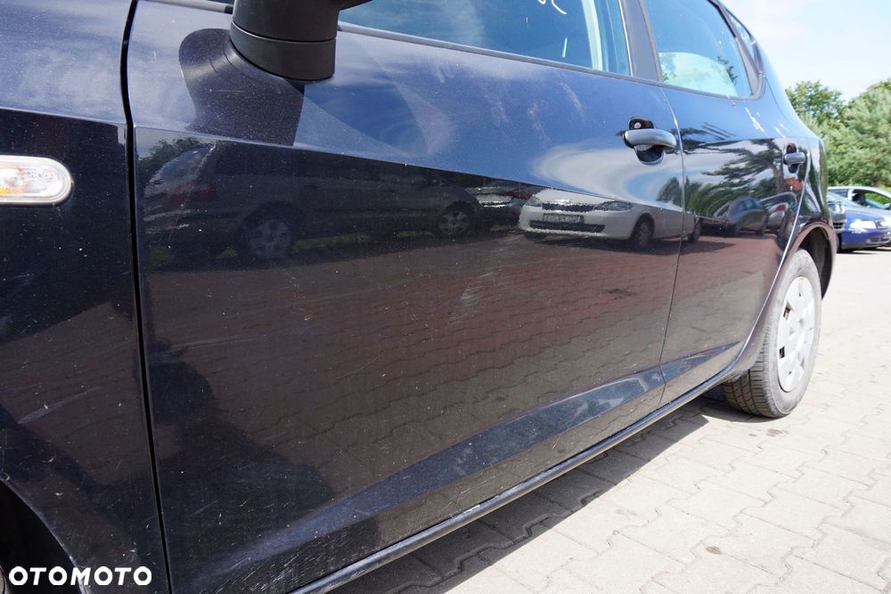 DRZWI PRZEDNIE LEWE IBIZA IV 6J 5D HB LC9Z  CZARNY SEAT 2008-2012 - 3