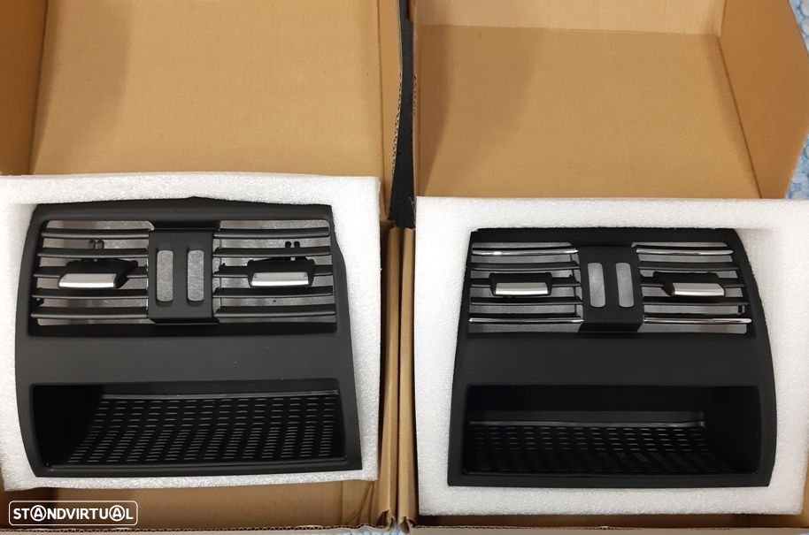 Grelhas ventiladores consola central tablier Bmw F10 e F11 Série 5 (64229172167) NOVO - 1