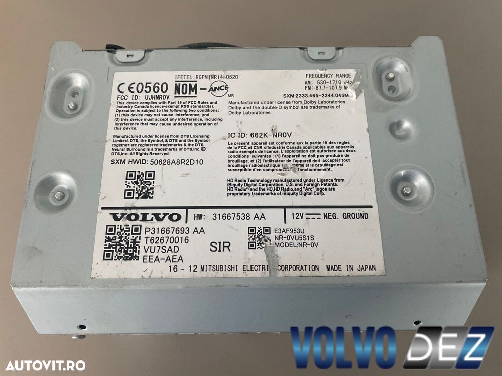 Modul audio, CD player, GPS, navigatie VOLVO 31667693 - 5
