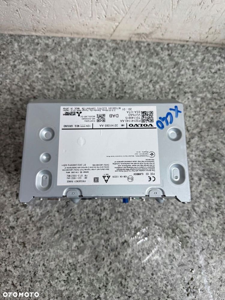radio nawigacja dab volvo xc40 2017-2024 32141143 - 2