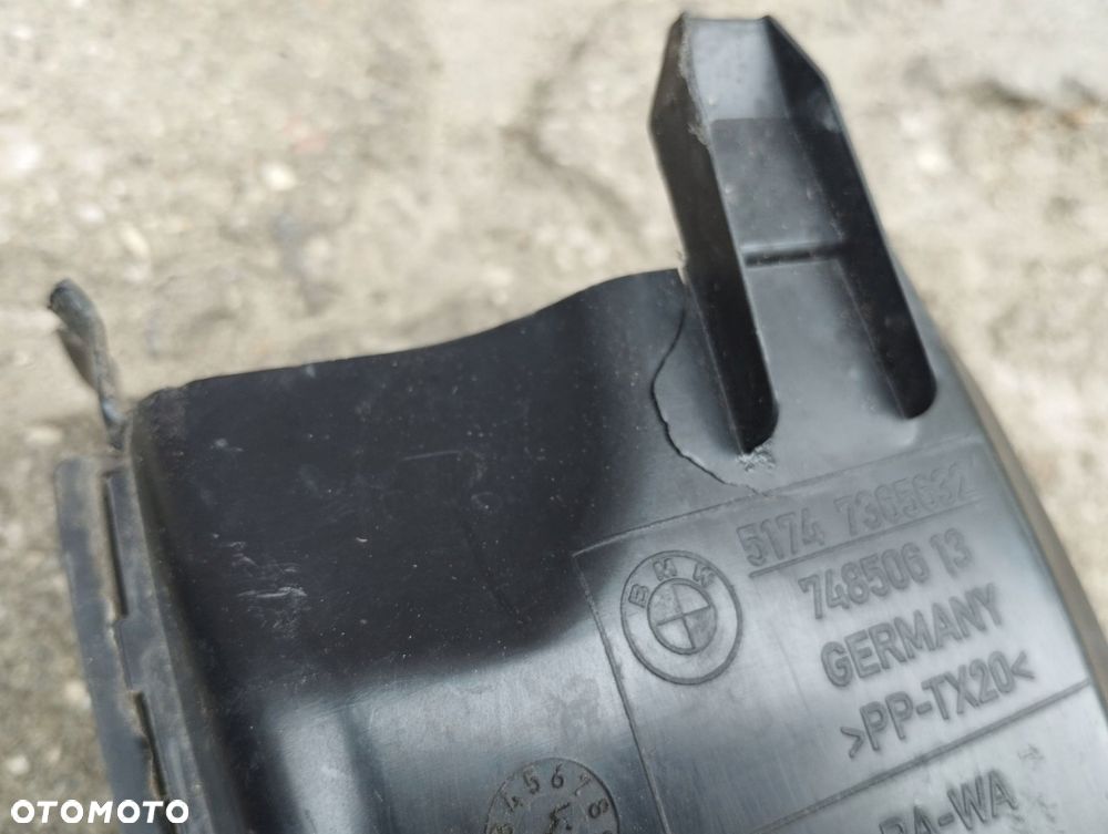 wlot kanał powietrza lewy prawy bmw 7 g11 g12 7365631 7365632 - 6