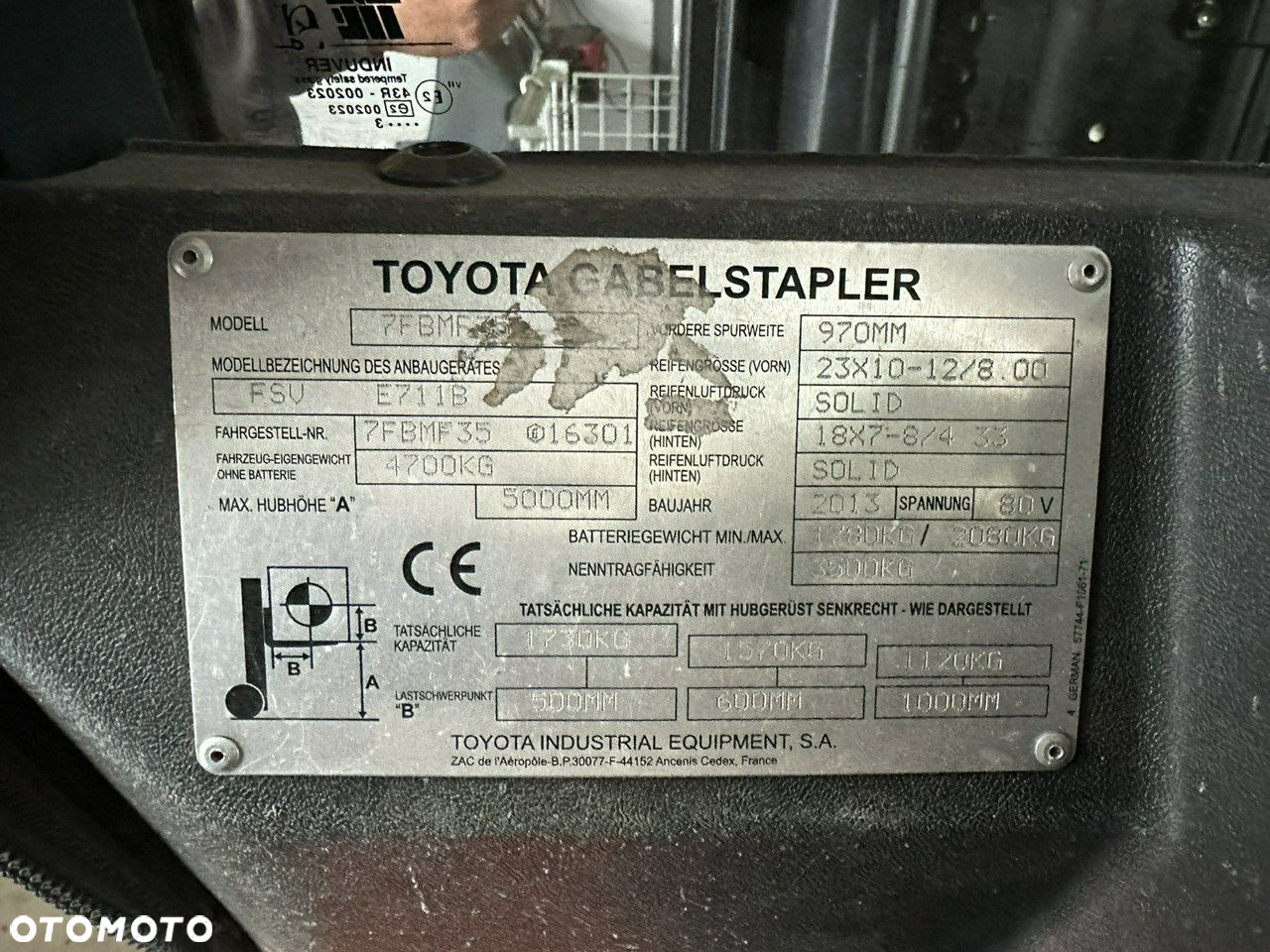 Inny Toyota 7FBMF35 GOLD35 Wózek widłowy 2013 elektryczny - 11