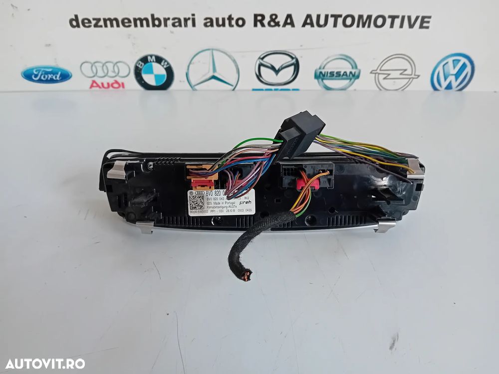 Panou Modul Climatronic Audi A3 8V 2013-2020 Cu Incalzire In Scaune Cod 8V0820043AK - 7