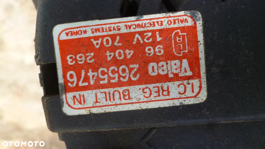 daewoo kalos 1.2 alternator - 5