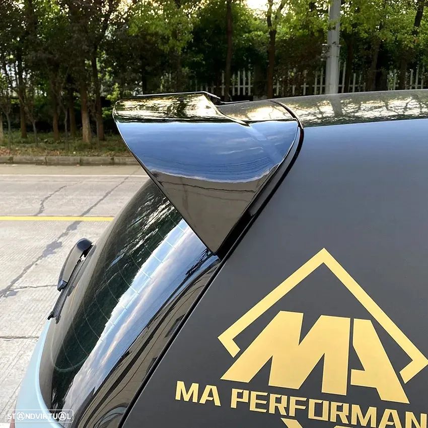 Aileron / lip / spoiler traseiro em plástico ABS em preto piano brilhante para VW Golf 6 GTI / R / R20 2008-2013 - 7