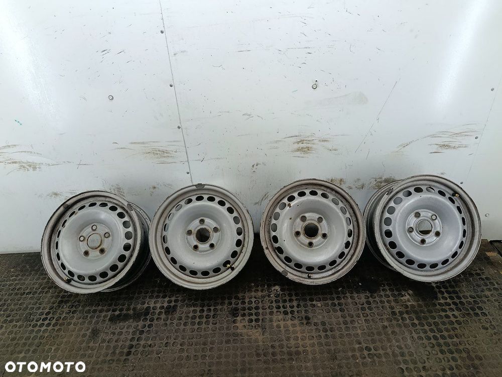 FELGI STALOWE KOMPLET 15 SKODA OCTAVIA II 4B0601027 - 1