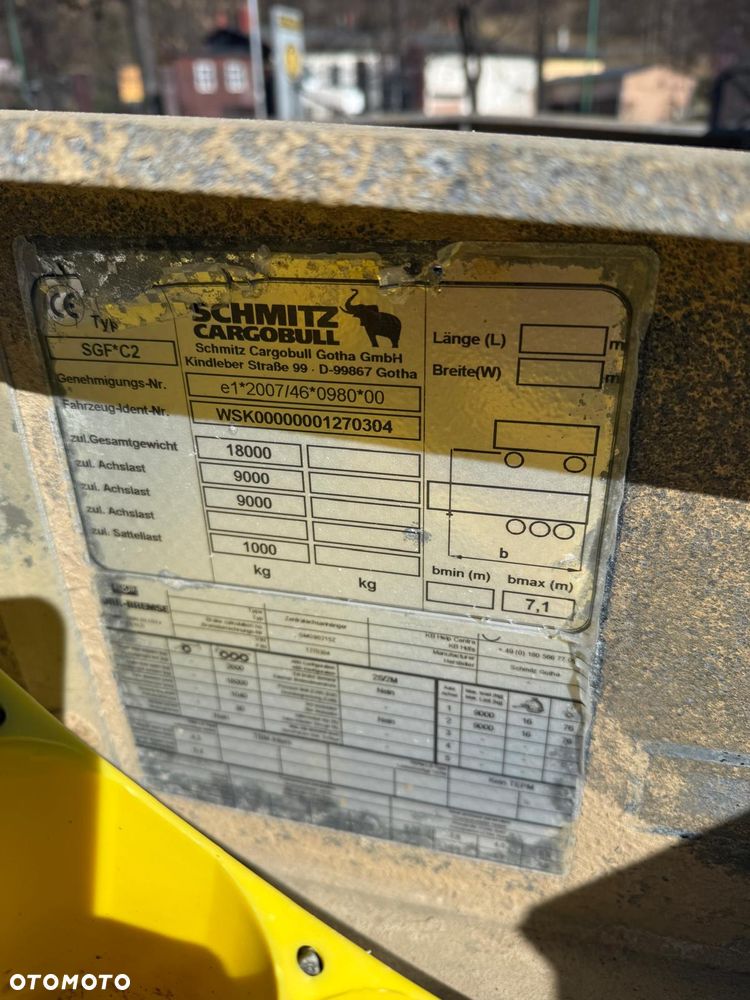 Schmitz Cargobull ZKI 18 przyczepa wywrotka tandem, plandeka, TOP! - 13