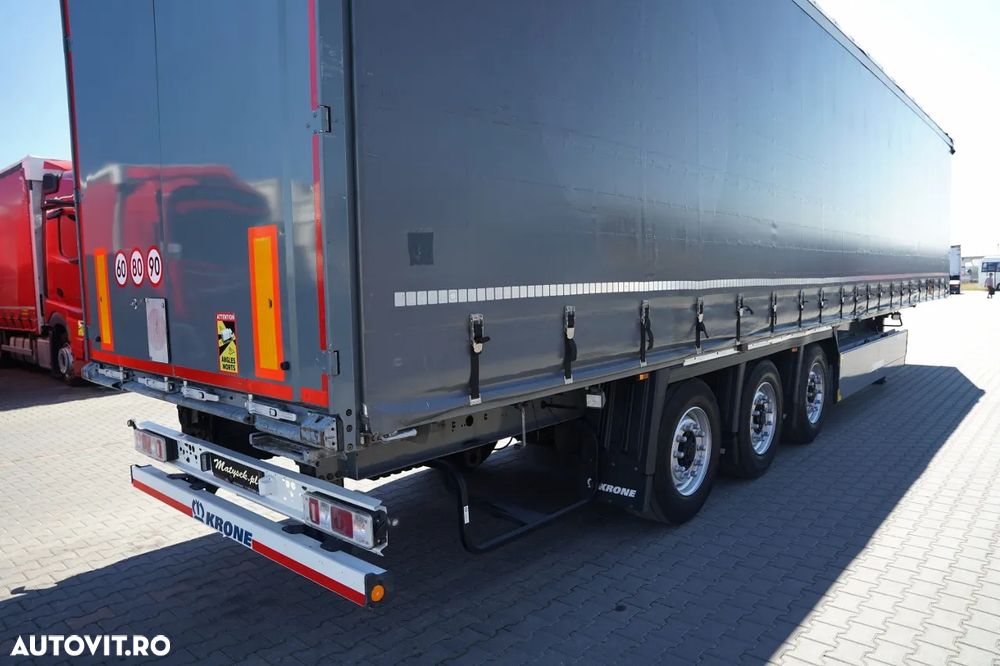 Krone REMORCĂ CU PREȚĂ PENTRU OȚEL - 9 M / AXĂ RIDICATĂ / REMORCĂ PENTRU BOBINE / CONTENIERE PENTRU PALEȚI - 13