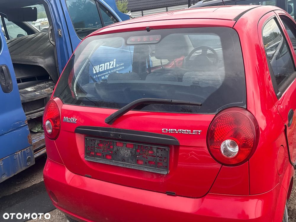 KLAPA TYLNA CHEVROLET MATIZ 2009R KOD LAKIERU 71U - 1