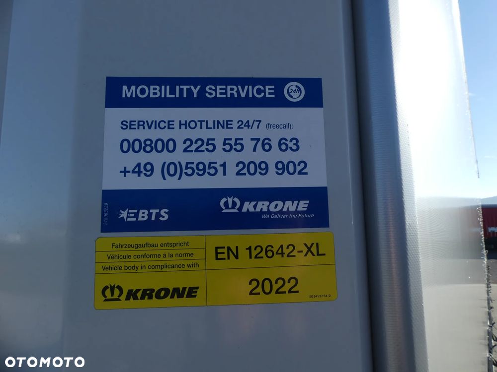 Krone MEGA / FIRANKA / OŚ PODNOSZONA / DACH PODNOSZONY / - 14