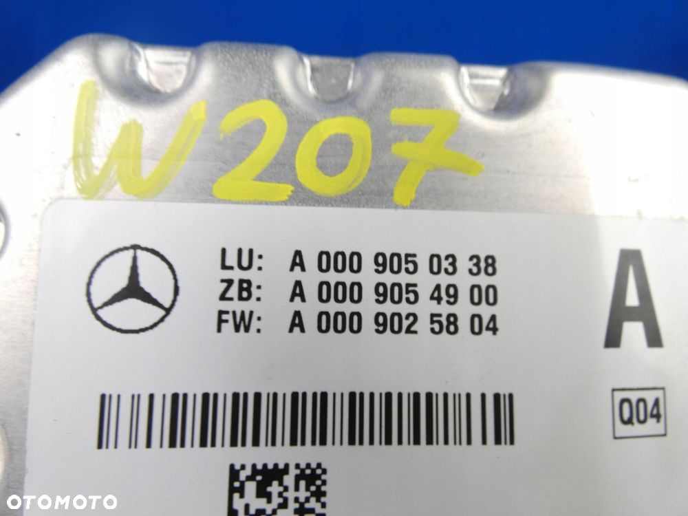MERCEDES E KLASA W207 W212 W204 KAMERA PRZÓD RADAR SENSOR - 3
