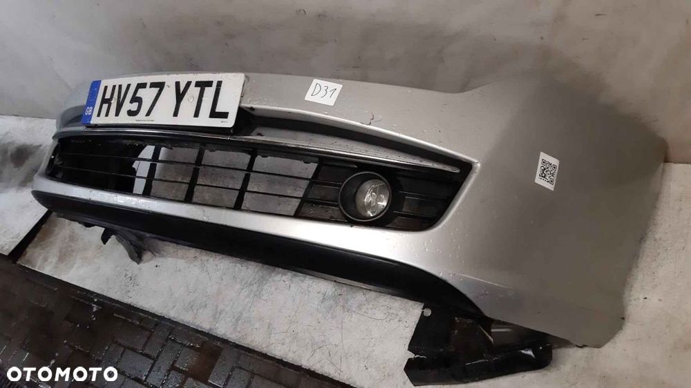 $ ZDERZAK PRZEDNI PRZÓD RENAULT LAGUNA III HALOGENY SREBRNY TED69 - 3