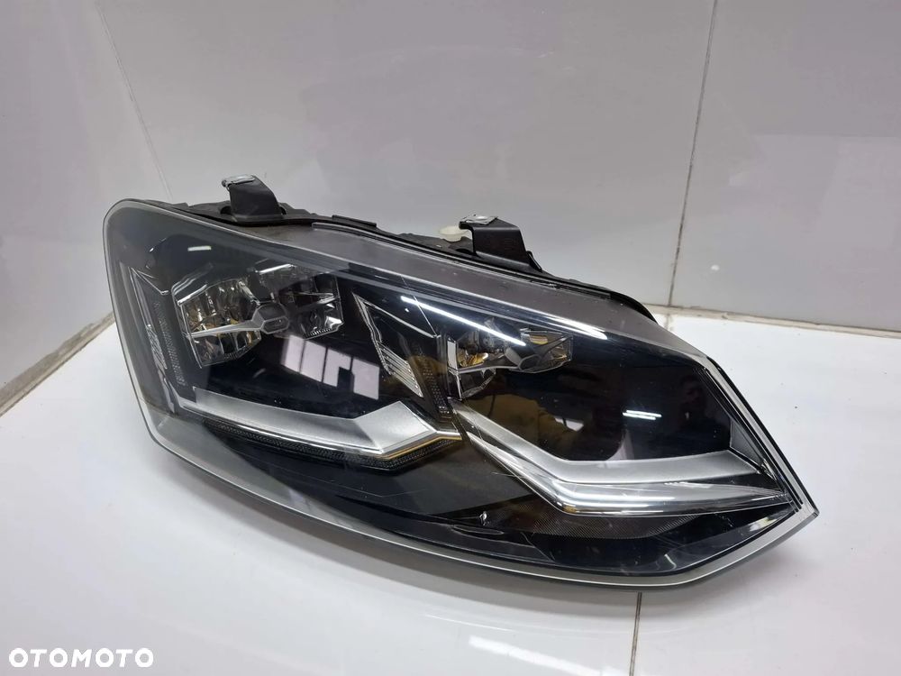 LAMPA PRZEDNIA PRZÓD PRAWA VW POLO 6C V FULL LED LIFT 6c1941036 IDEALNA - 2