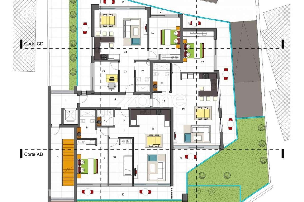 Apartamento T2 - B - Albacoa Residence - Lugar de Baixo - Grande imagem: 4/12