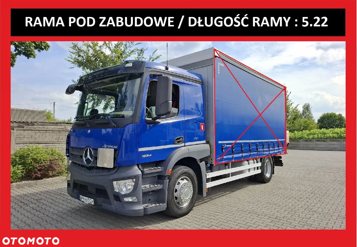Mercedes-Benz ACTROS 1824 PEŁNY ADR / RAMA POD ZABUDOWE 5.22 / DMC 18000 / MAŁO UŻYWANY ! - 1