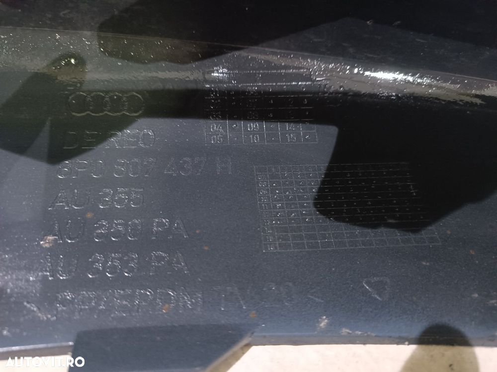 Bara fata Audi A3, 2009, 2010, 2011, 2012, cod origine OE 8P0807437H. - 14