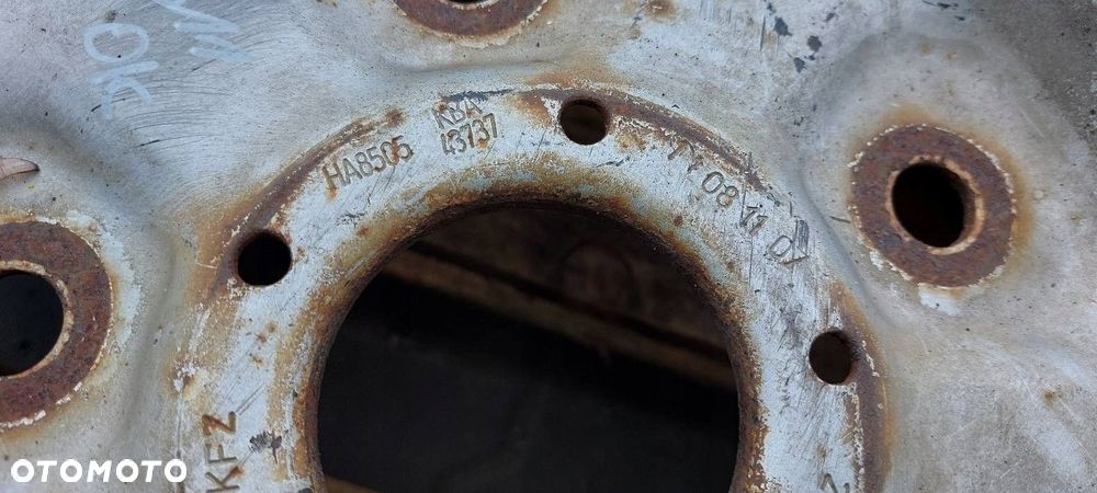 FELGA STALOWA 3 SZT 5x160 5,5Jx15 ET60 FI65,1 FORD TRANSIT V KBA43737 - 7