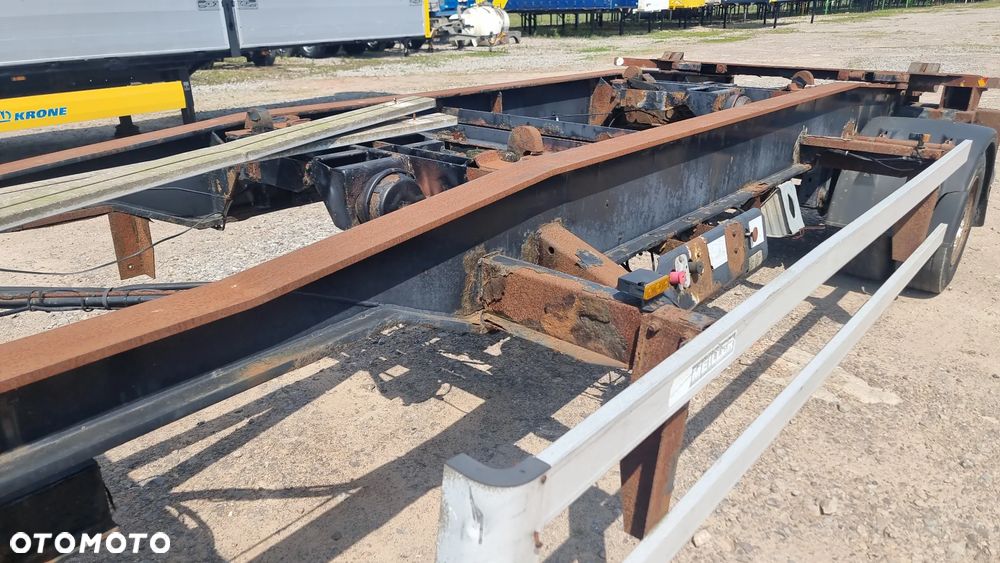 Meiller 9.500zł netto PRZYCZEPA DO ZABUDOWY 6.95M GRUBA RAMA HAKOWIEC  MOŻLIWOŚĆ TRANSPORTU - 11
