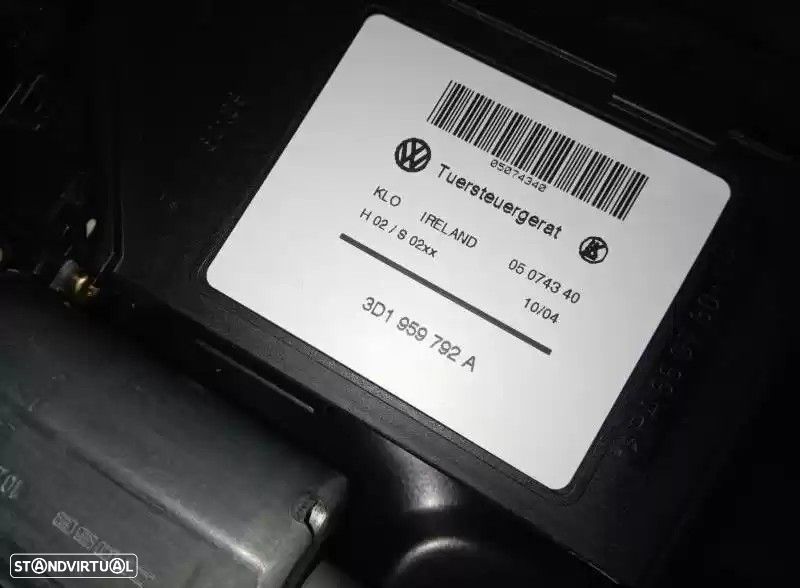 ELEVADOR DE VIDRO FRONTAL DIREITO PORSCHE CAYENNE 2005 -102237XXX - 3
