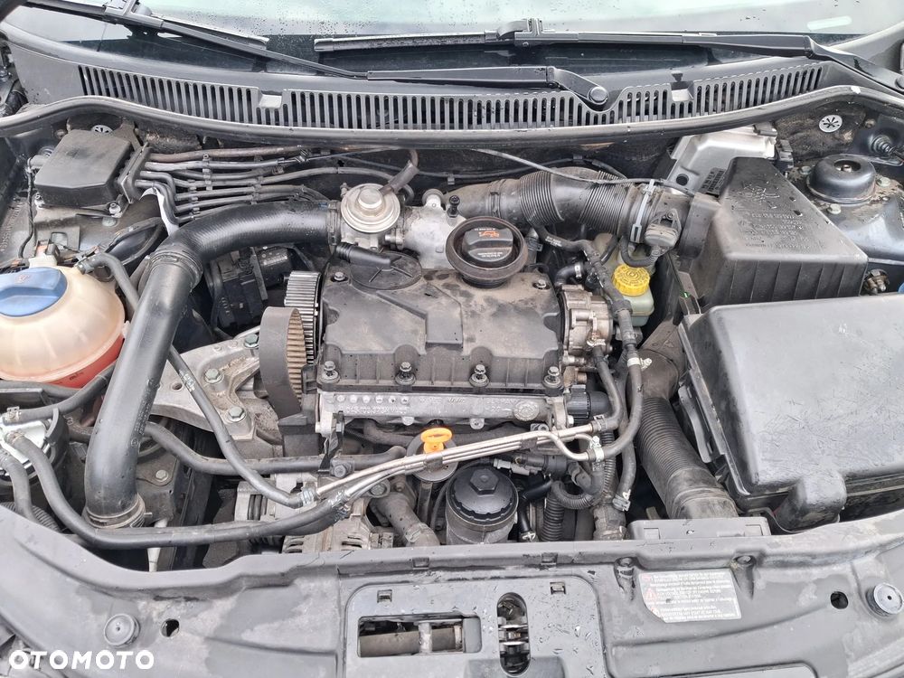 Volkswagen Polo IV 9N silnik 1.4 TDI AMF 75KM skrzynia biegów GGV / EWR drzwi maska błotnik klapa zderzak LC7V lampa szyba pompowtrysk alternator sprężarka turbina maglownica łapa alternatora pokrywa silnika głowica wtrysk pompa wysokiego ciśnienia vacum miska olejowa fotel belka sterownik moduł wiązka przewód rura chłodnica pas panel EGR sterownik zacisk mcperson sanki lewarek wybierak mechanizm silniczek obudowa miska olejowa kierownica przełącznik tłumik wydech pompka zamek przepustnica przepływomierz  CAŁY NA CZĘŚCI - 7