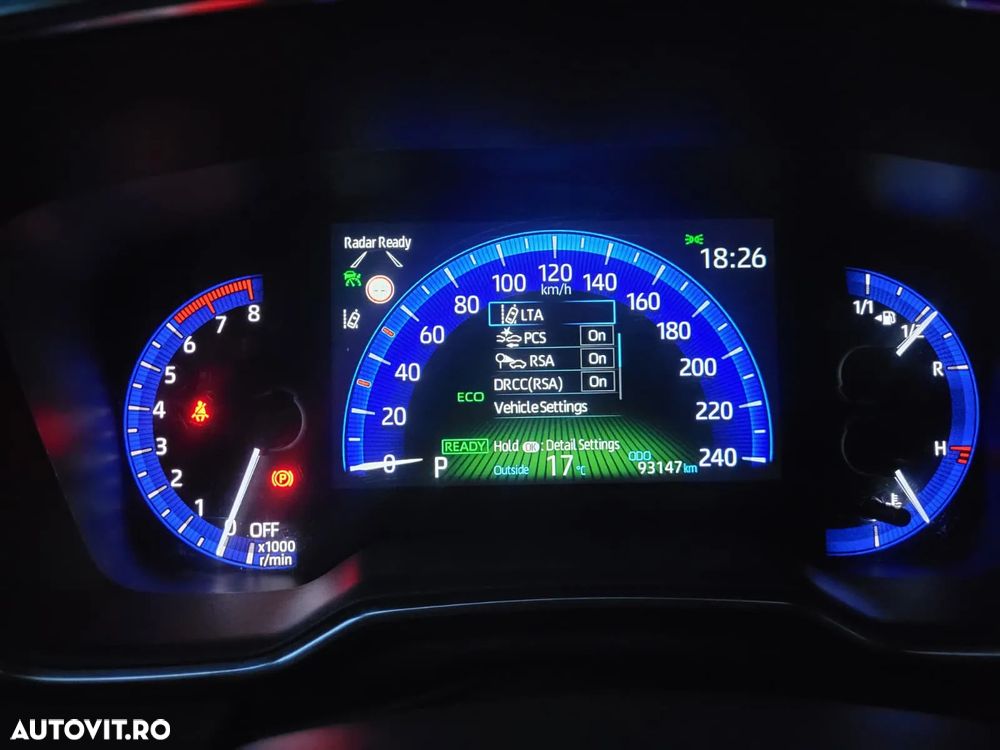 Toyota Corolla 2.0 HSD Dynamic interior Negru - 24