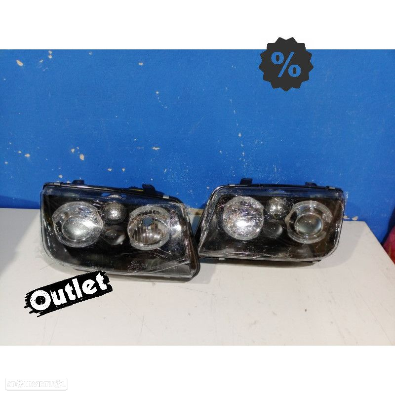 R145389C1 FARÓIS FRONTAIS ANGEL EYES VOLKSWAGEN VW BORA 1J H7 H7 H3 - 5
