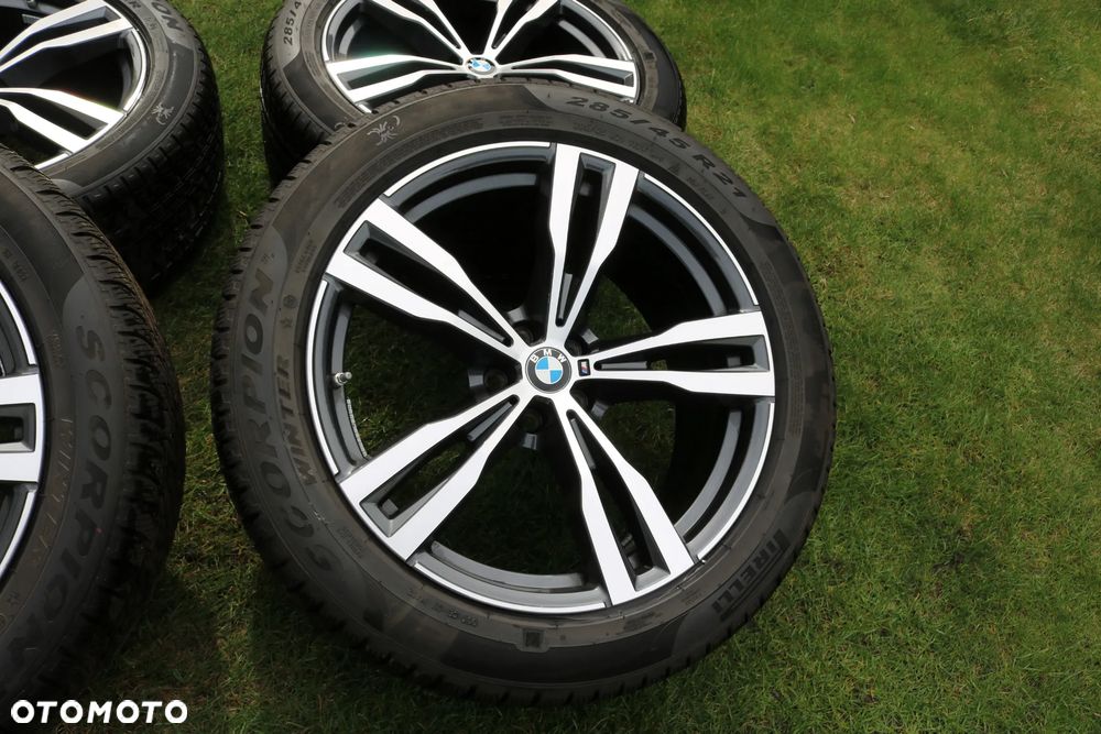Koła do BMW X7 G07 zimowe 21 - Double-spoke 754 Orbit Grey runflat - 2