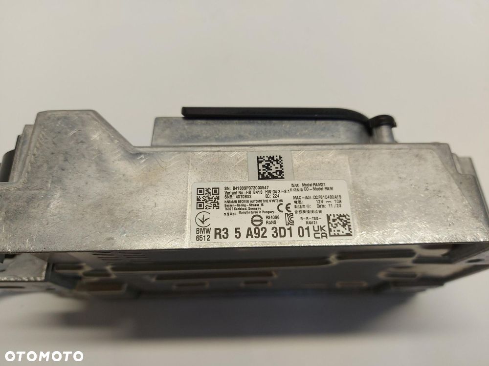 BMW iX1 X1 U11 Wzmacniacz radio audio Harman 5A923D1 - 4