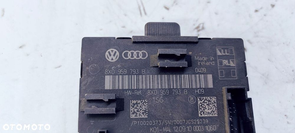 MODUŁ STEROWNIK DRZWI AUDI A1 8X 8X0959793B - 1