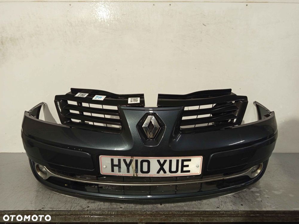 + ZDERZAK PRZÓD PRZEDNI DO RENAULT ESPACE 4 IV LIFT FL TEB66 SZARY GRAFITOWY HALOGENY - 1