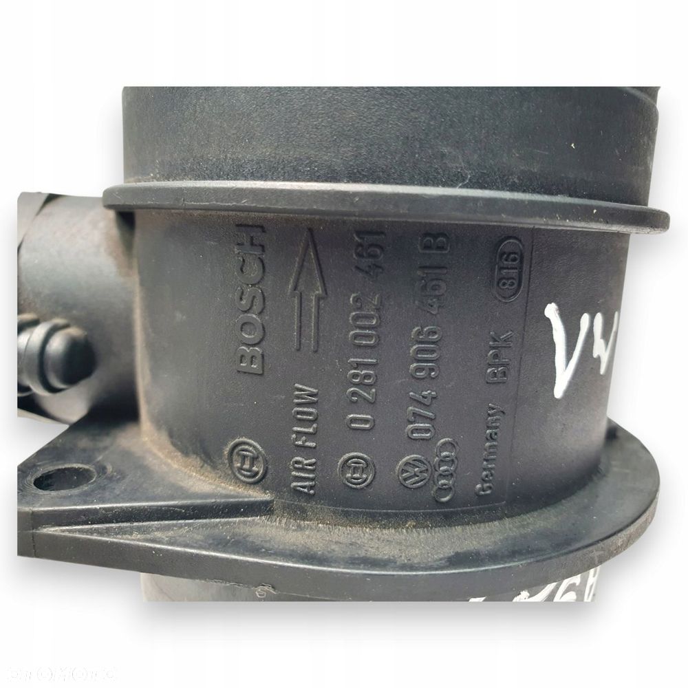 PRZEPŁYWOMIERZ VW Tiguan I Golf V Audi A3 A4 2.0 TDI 0281002461 074906461B - 14